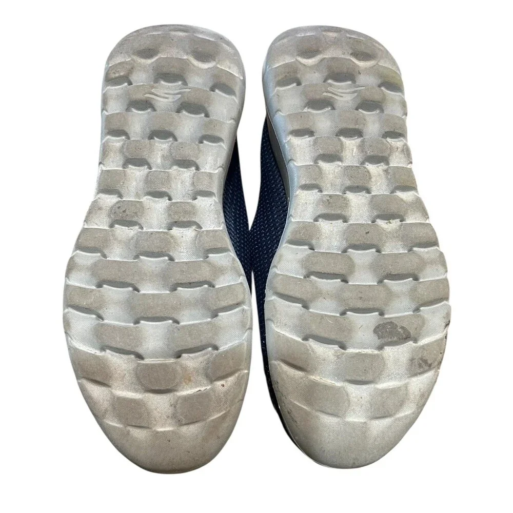 Skechers Men's Navy GoWalk GogaMax Slip-on Sneakers Size 10.5 Comfort Coastal